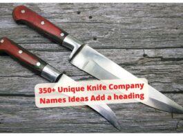 350+ Unique Knife Company Names Ideas 