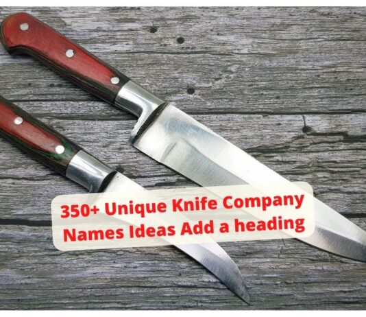 350+ Unique Knife Company Names Ideas 